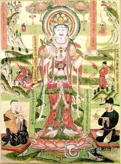 千年敦煌古绢画复制成功